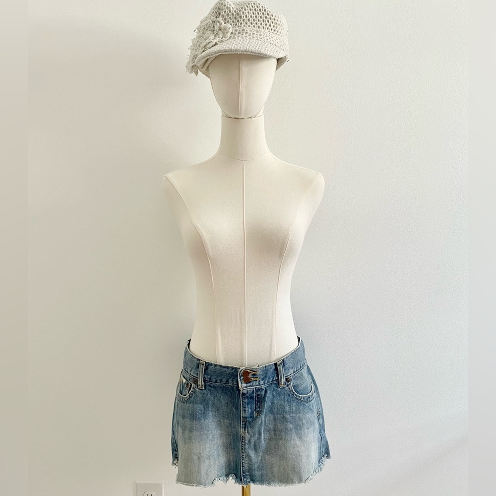 Vintage A&F Denim Mini Skirt
